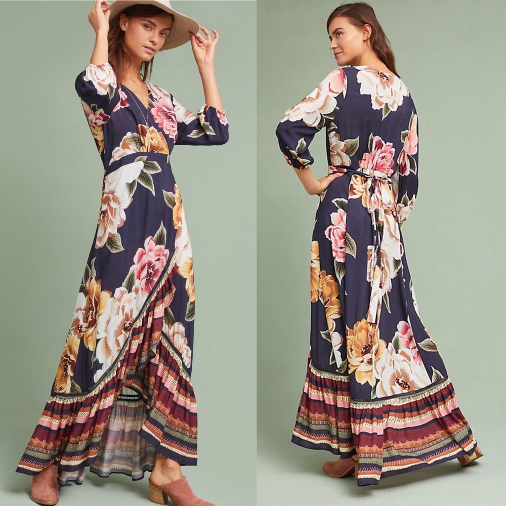 Anthropologie Farm Rio Layla Wrap Dress NWT
